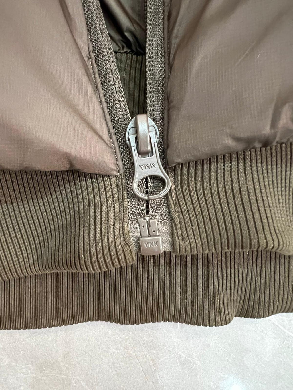 Brown Hooded Down Jacket