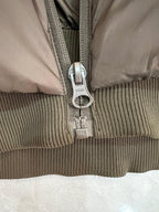 Brown Hooded Down Jacket