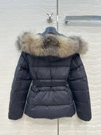 MONCLER FUR HOOD SLIM JACKET