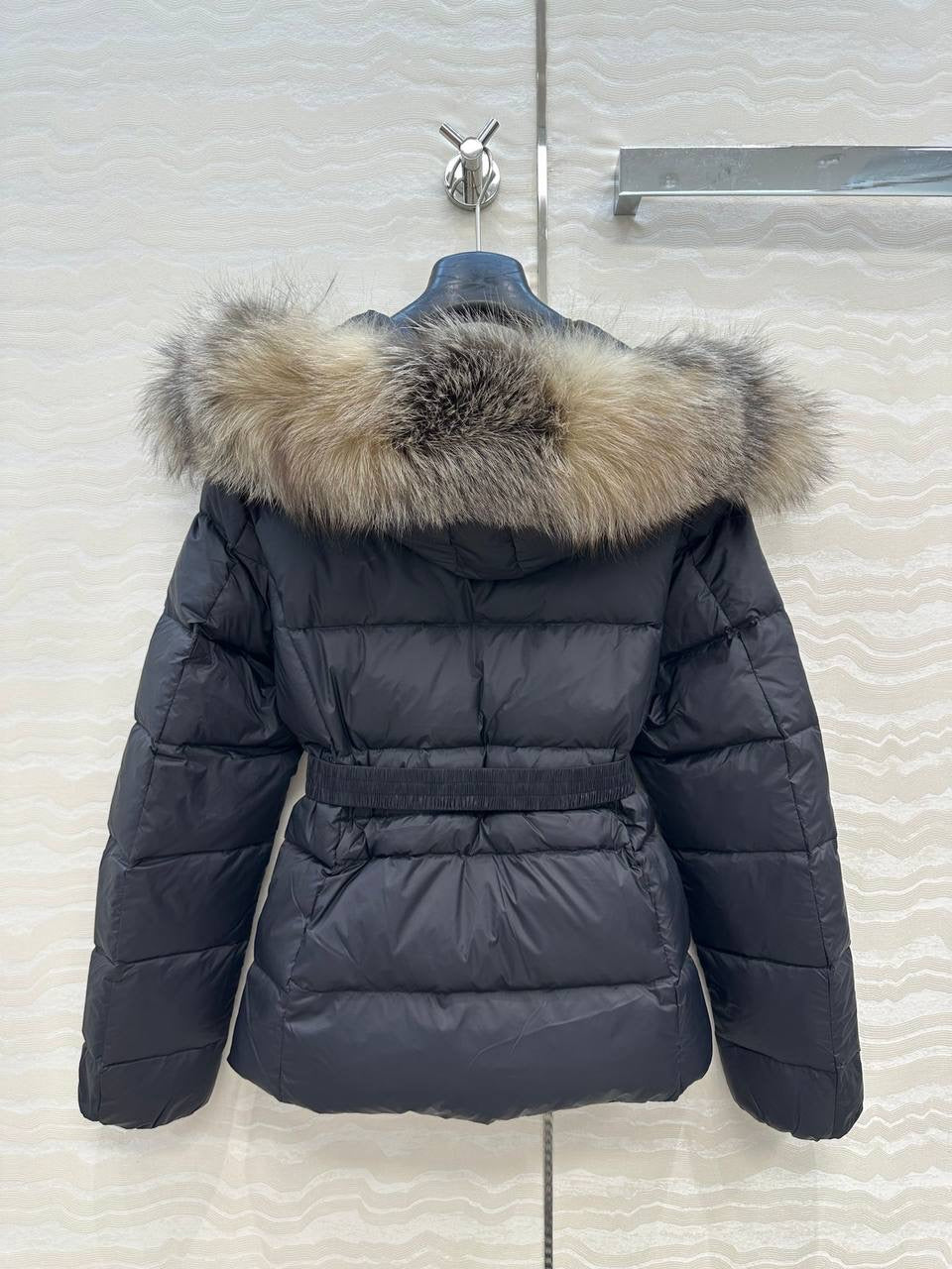 MONCLER FUR HOOD SLIM JACKET