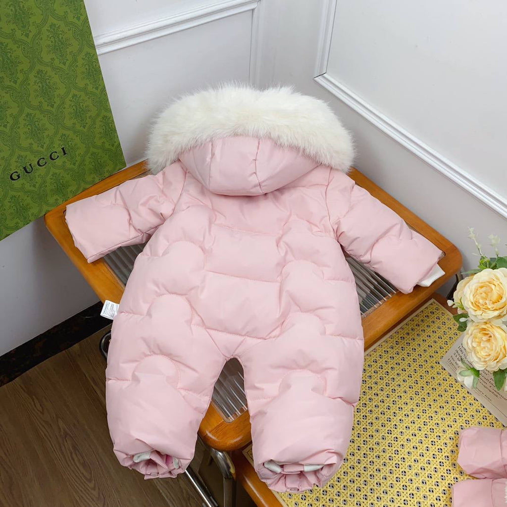 Blush Cloud Snowsuit