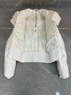 White Hooded Down Jacket