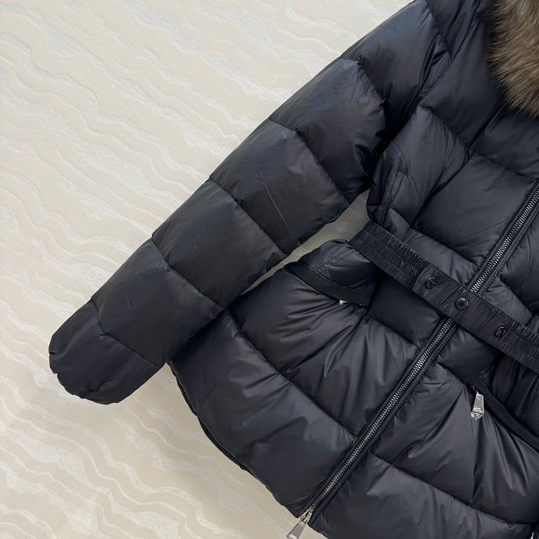 MONCLER FUR HOOD SLIM JACKET