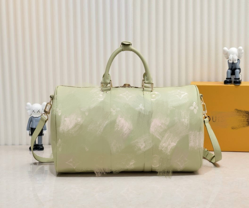 LOU LEMON GREEN TRAVEL BAG