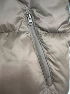 Brown Hooded Down Jacket