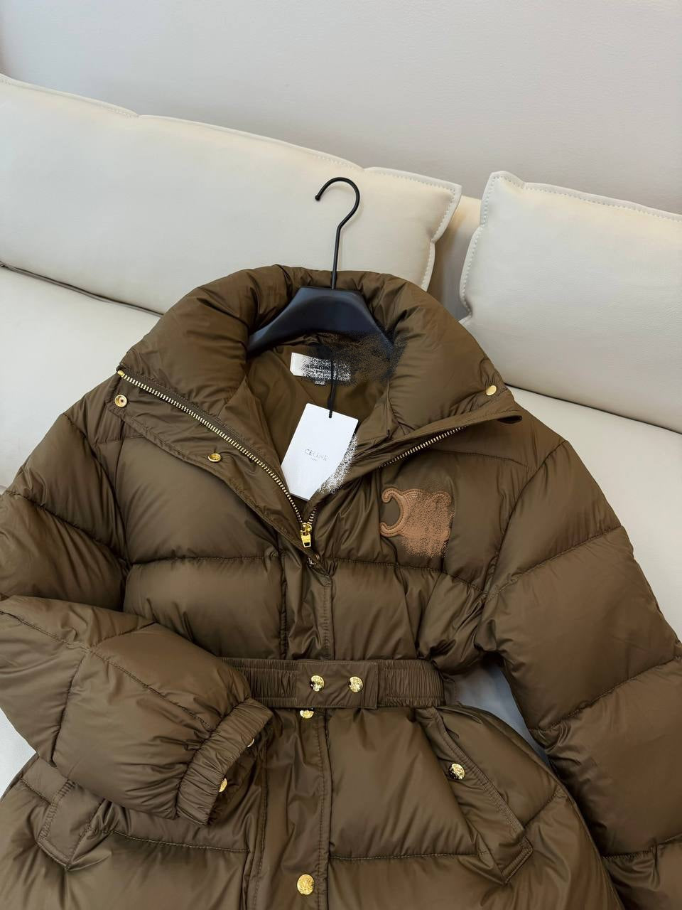 BROWN CAROLINE TAILORED COAT