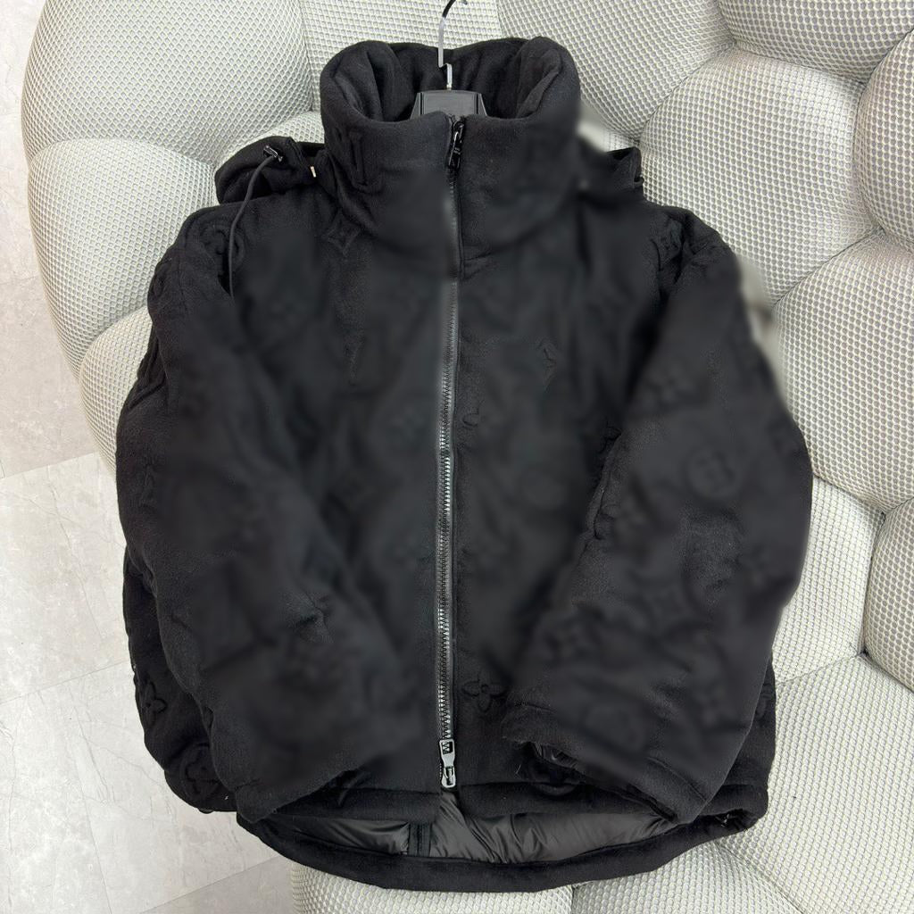 LISA EMBOSSED BLACK JACKET